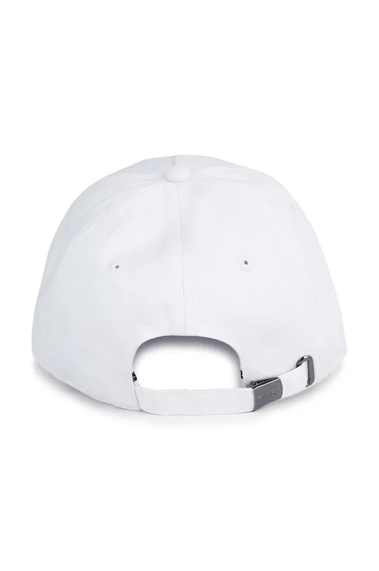 Παιδικό βαμβακερό καπέλο μπέιζμπολ BOSS λευκό