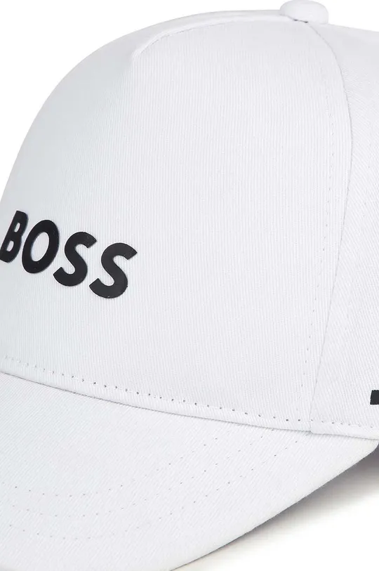 λευκό Παιδικό βαμβακερό καπέλο μπέιζμπολ BOSS