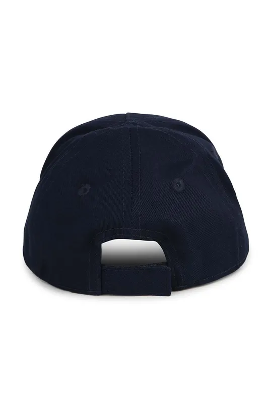 BOSS cappello con visiera in cotone bambini blu navy