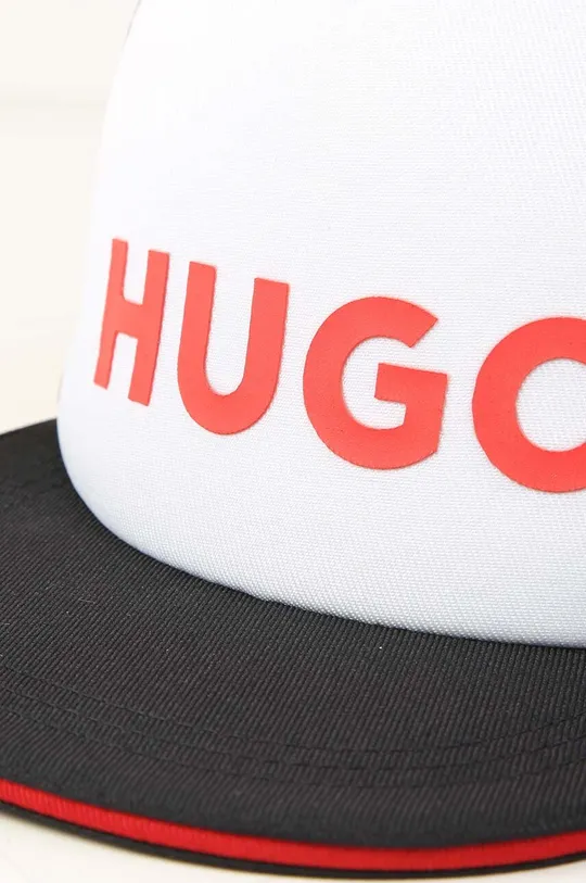 biela Detská baseballová čiapka HUGO