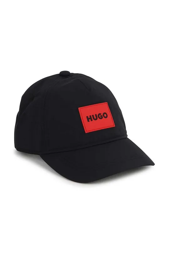 czarny HUGO czapka z daszkiem dziecięca Chłopięcy