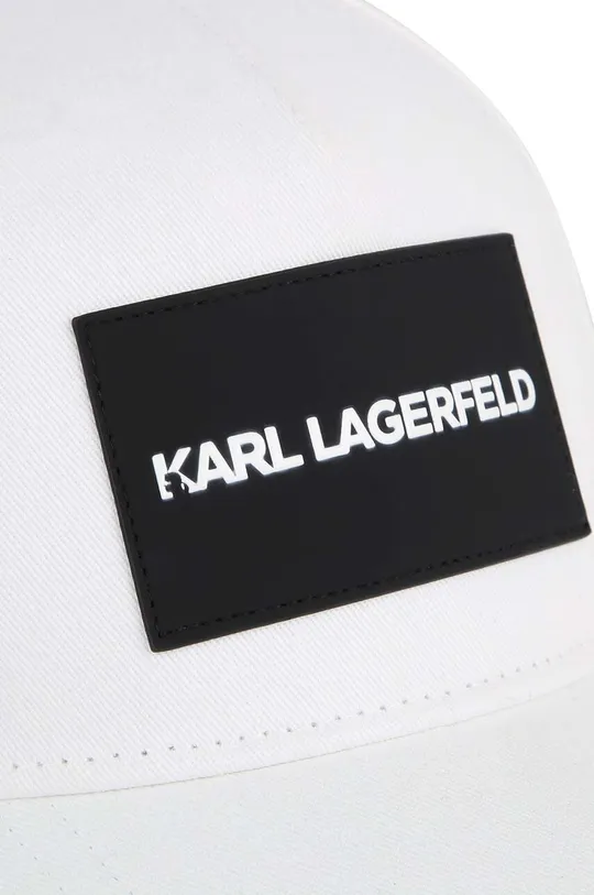 Karl Lagerfeld cappello con visiera in cotone bambini 100% Cotone