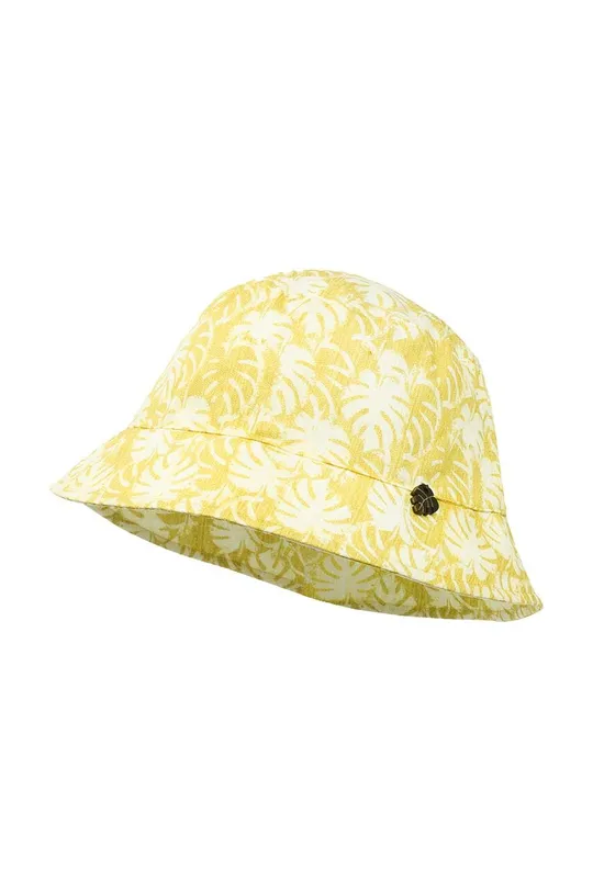 rumena Otroški bombažni klobuk Jamiks GASPARD Fantovski