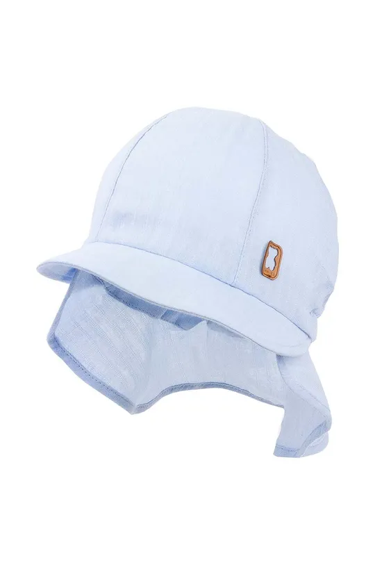 niebieski Jamiks czapka z daszkiem bawełniana dziecięca SVEND Chłopięcy