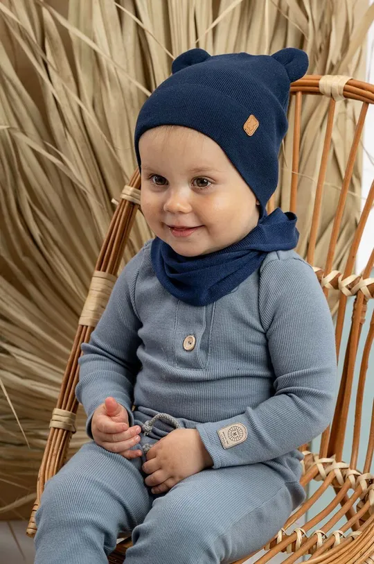 блакитний Дитяча бавовняна шапка Jamiks TOMAR Для хлопчиків