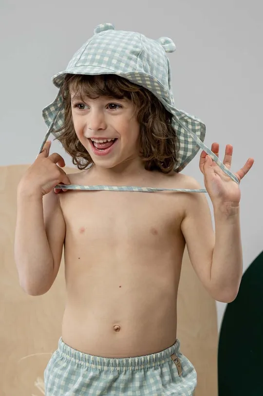 зелений Дитяча бавовняна шапка Jamiks WIDAR Для хлопчиків