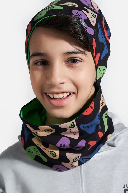 барвистий Дитяча двостороння шапка Coccodrillo Для хлопчиків