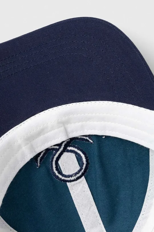 mornarsko modra Otroška bombažna bejzbolska kapa United Colors of Benetton