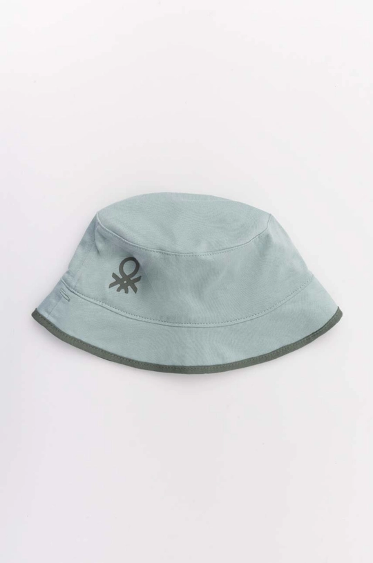 verde United Colors of Benetton cappello a doppia faccia in cotone per bambini Ragazzi