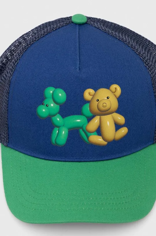 Παιδικό καπέλο μπέιζμπολ United Colors of Benetton μπλε