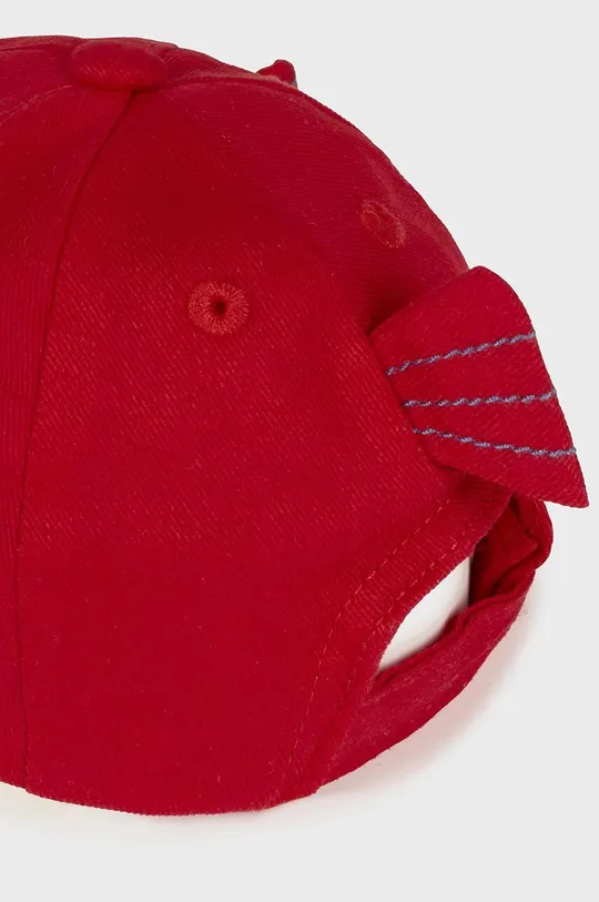 Pamučna kapa sa šiltom za bebe Mayoral Newborn crvena
