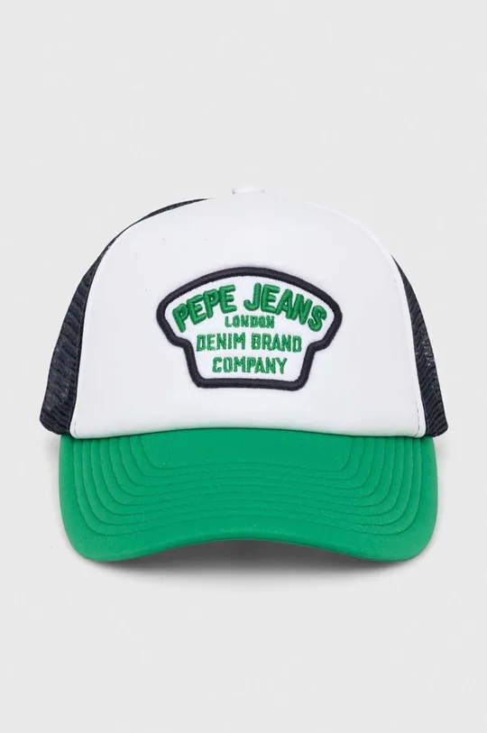 Pepe Jeans czapka z daszkiem dziecięca NIGEL JR zielony