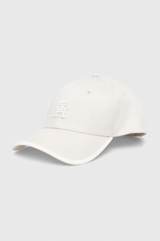 γκρί Βαμβακερό καπέλο του μπέιζμπολ Tommy Hilfiger Γυναικεία