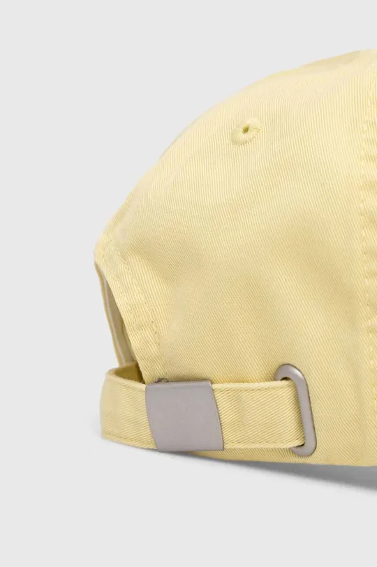 Βαμβακερό καπέλο του μπέιζμπολ Tommy Jeans κίτρινο