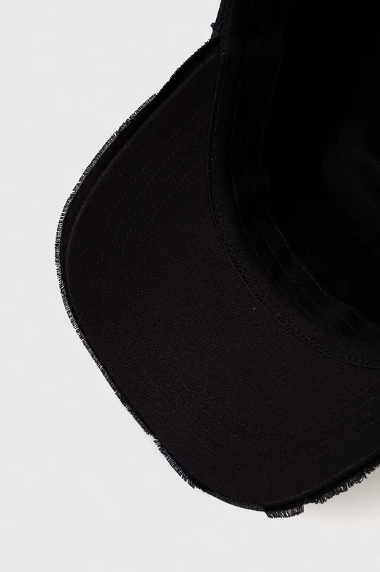 czarny Tommy Jeans czapka z daszkiem bawełniana