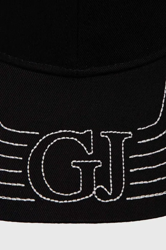 Βαμβακερό καπέλο του μπέιζμπολ Guess μαύρο