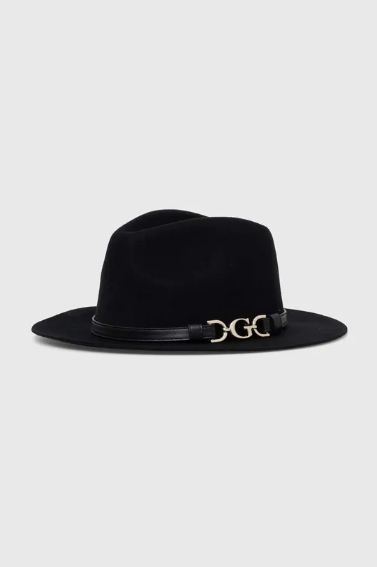 czarny Guess kapelusz wełniany DAGAN Damski