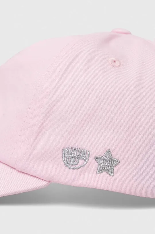 Βαμβακερό καπέλο του μπέιζμπολ Chiara Ferragni ροζ