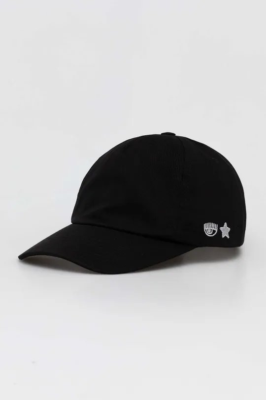 μαύρο Βαμβακερό καπέλο του μπέιζμπολ Chiara Ferragni Γυναικεία