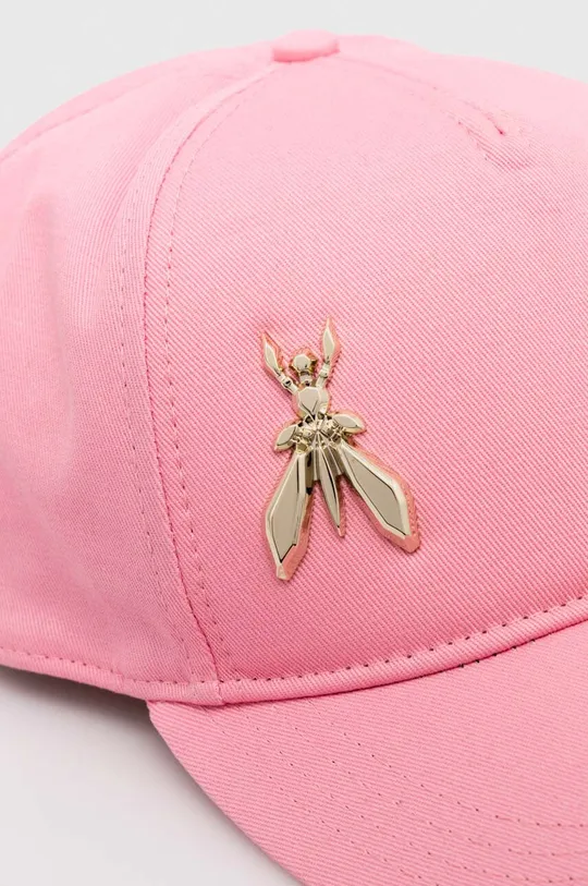 Βαμβακερό καπέλο του μπέιζμπολ Patrizia Pepe ροζ