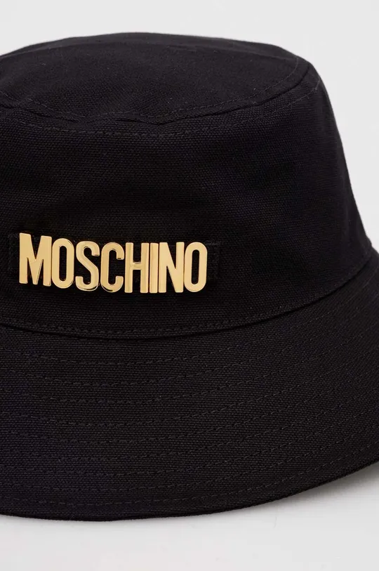 Bombažni klobuk Moschino 100 % Bombaž