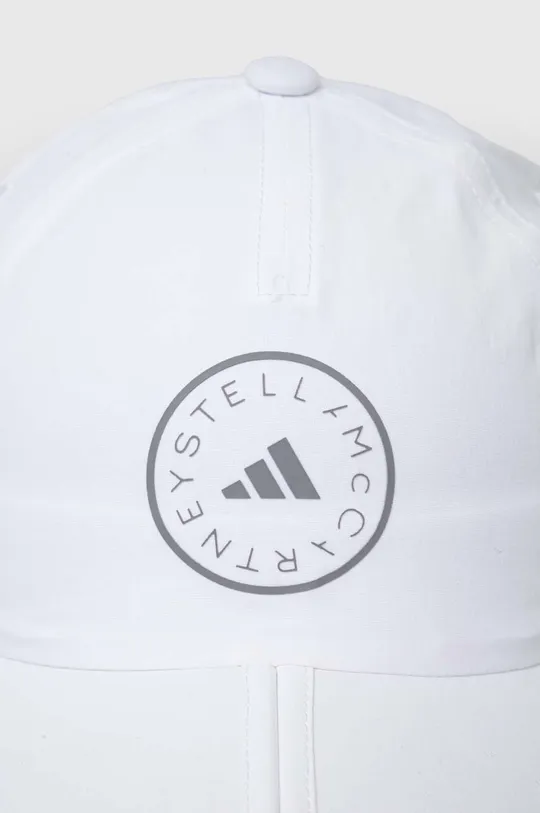 adidas by Stella McCartney czapka z daszkiem biały