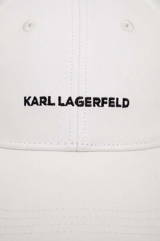 Βαμβακερό καπέλο του μπέιζμπολ Karl Lagerfeld Κύριο υλικό: 100% Βαμβάκι Φόδρα: 96% Πολυεστέρας, 4% Βαμβάκι