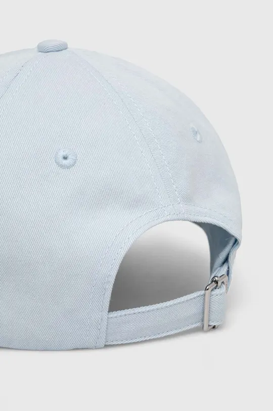 Bombažna bejzbolska kapa Karl Lagerfeld modra