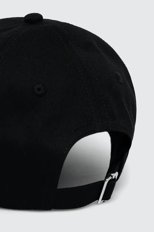Karl Lagerfeld berretto da baseball in cotone nero