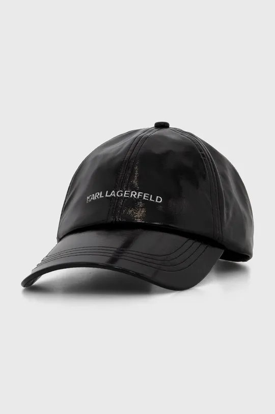 czarny Karl Lagerfeld czapka z daszkiem Damski