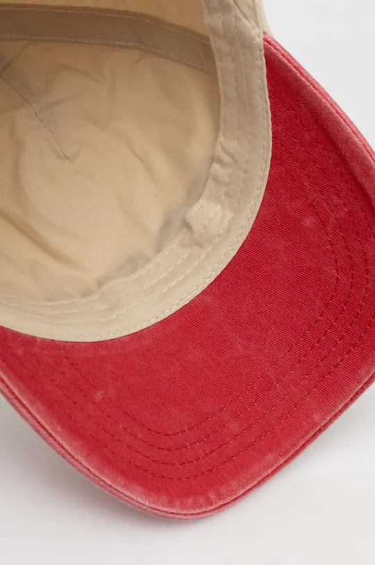 κόκκινο Βαμβακερό καπέλο του μπέιζμπολ Pepe Jeans