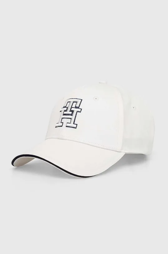 λευκό Βαμβακερό καπέλο του μπέιζμπολ Tommy Hilfiger Γυναικεία