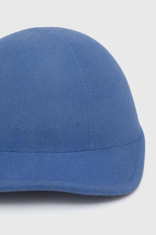 Шерстяная кепка MAX&Co. голубой