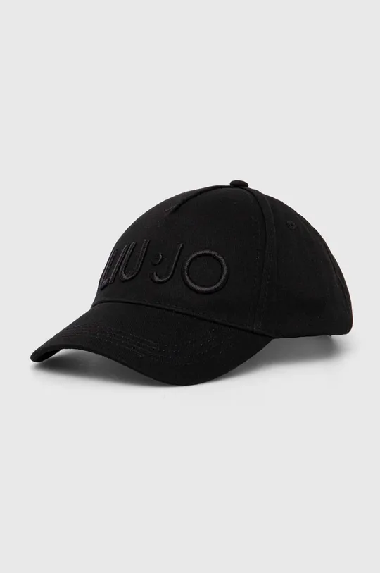 μαύρο Βαμβακερό καπέλο του μπέιζμπολ Liu Jo Γυναικεία
