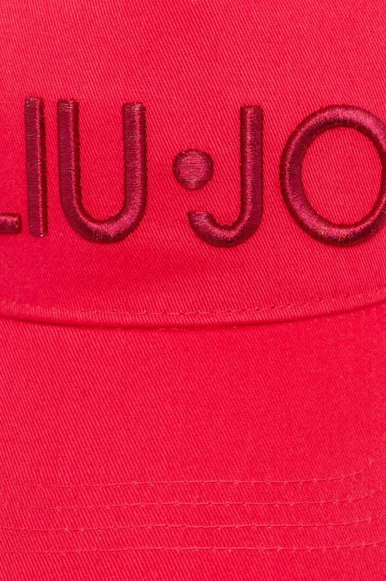 Βαμβακερό καπέλο του μπέιζμπολ Liu Jo ροζ