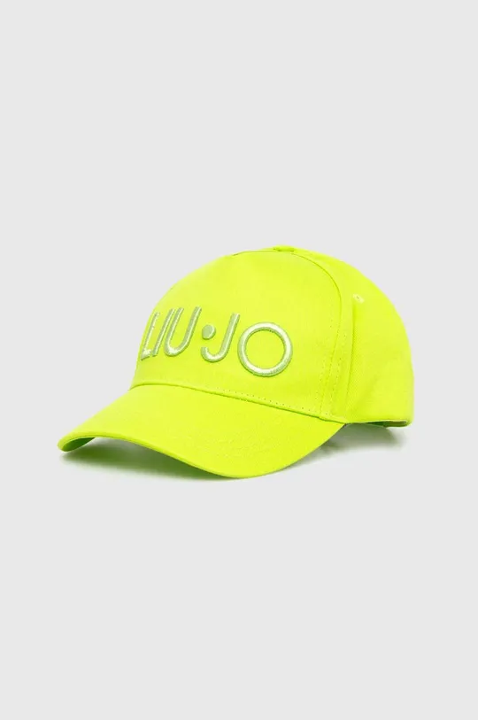 zielony Liu Jo czapka z daszkiem bawełniana Damski