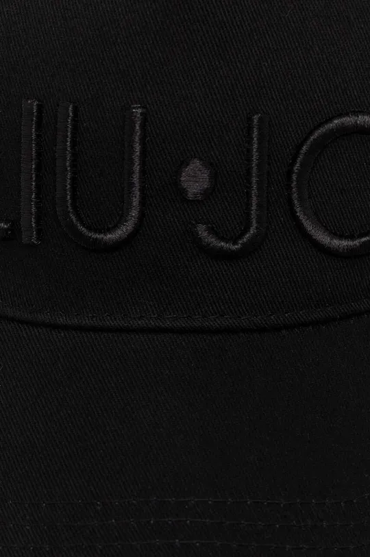 Βαμβακερό καπέλο του μπέιζμπολ Liu Jo μαύρο
