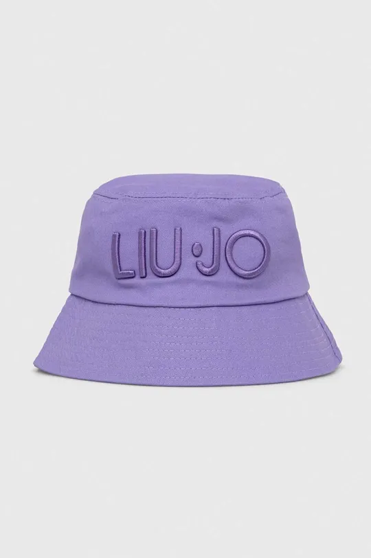 fioletowy Liu Jo kapelusz bawełniany Damski