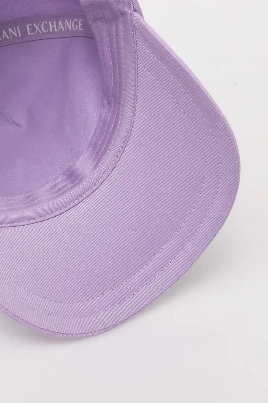 фиолетовой Хлопковая кепка Armani Exchange