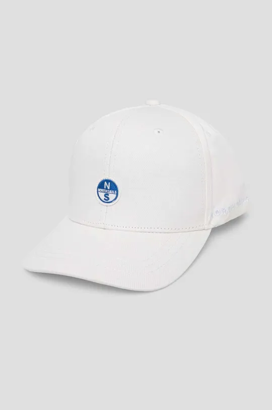 λευκό Βαμβακερό καπέλο του μπέιζμπολ North Sails Γυναικεία