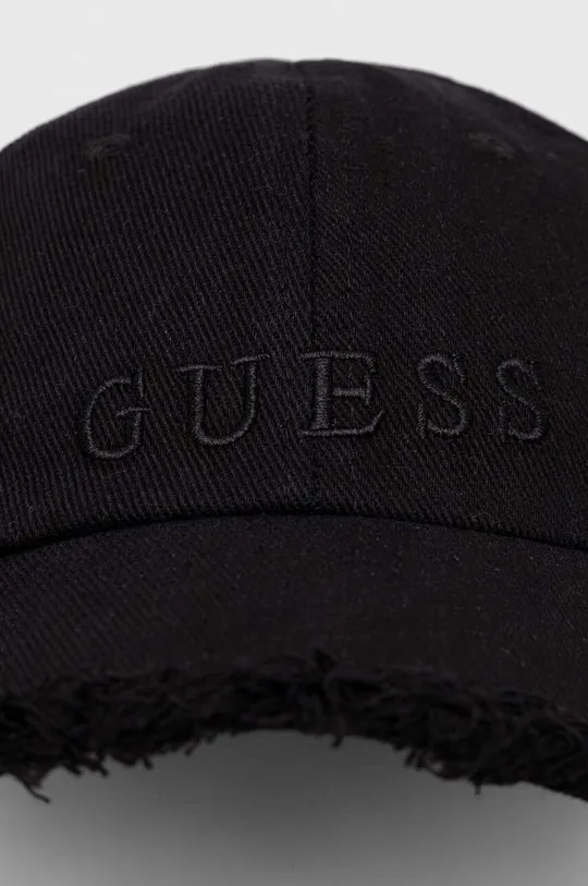 Хлопковая кепка Guess чёрный