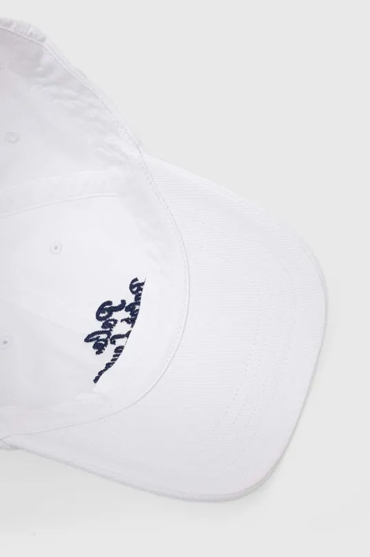 bianco Polo Ralph Lauren berretto da baseball in cotone