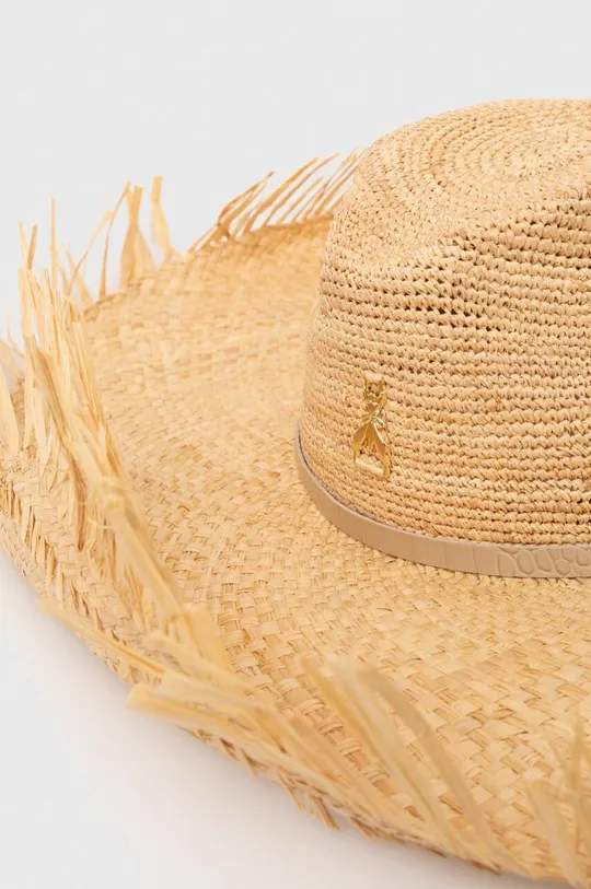 Καπέλο Patrizia Pepe Κύριο υλικό: 100% Rafia Πρόσθετο υλικό: 100% Φυσικό δέρμα