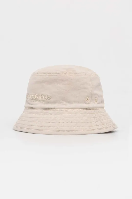 Βαμβακερό καπέλο Marc O'Polo μπεζ
