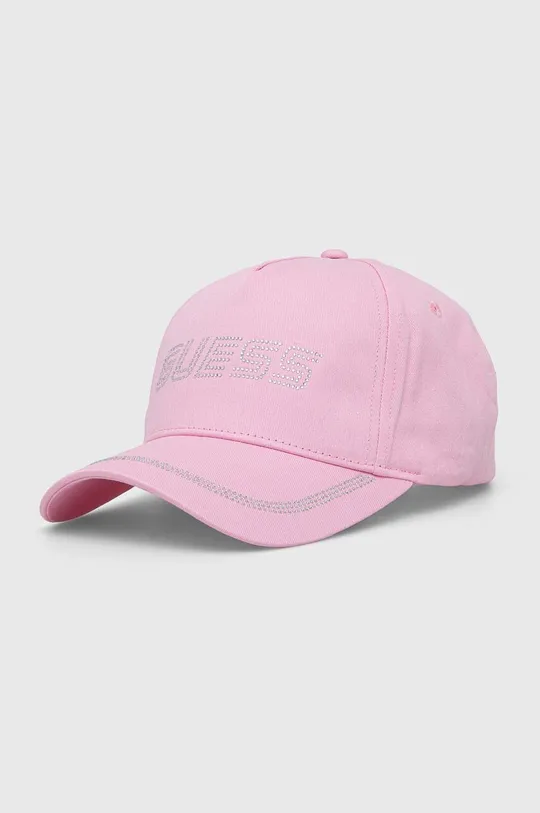 roza Bombažna bejzbolska kapa Guess Ženski