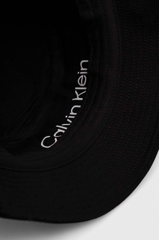 μαύρο Βαμβακερό καπέλο Calvin Klein