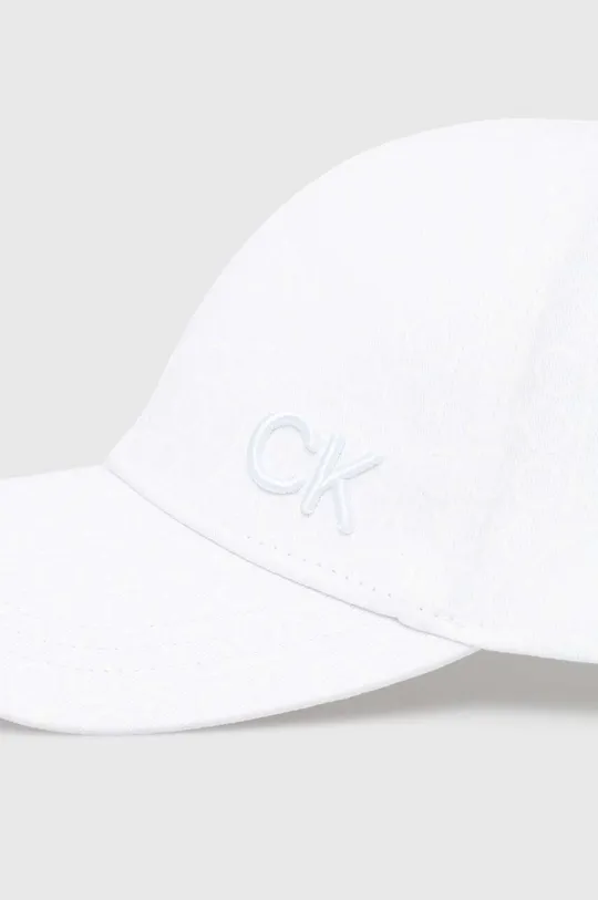 Calvin Klein pamut baseball sapka fehér