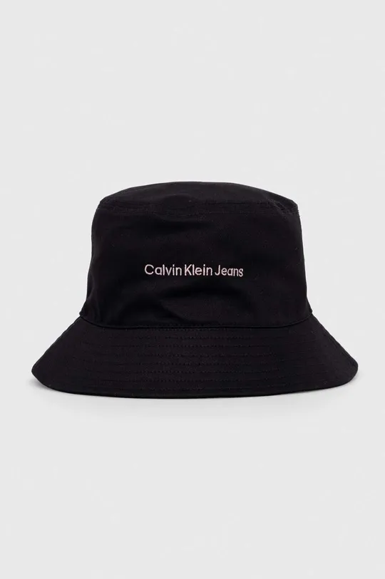črna Bombažni klobuk Calvin Klein Jeans Ženski