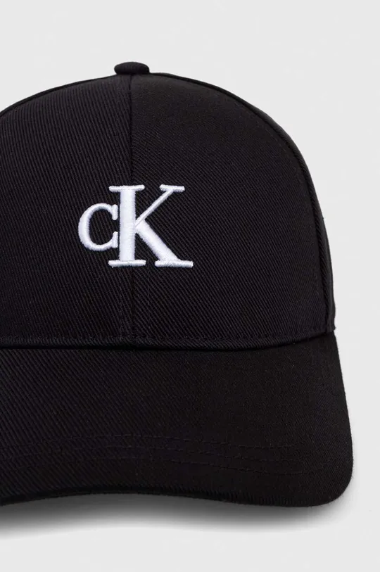 Calvin Klein Jeans pamut baseball sapka fekete