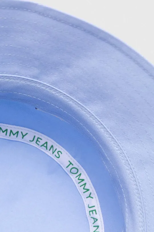 niebieski Tommy Jeans kapelusz bawełniany
